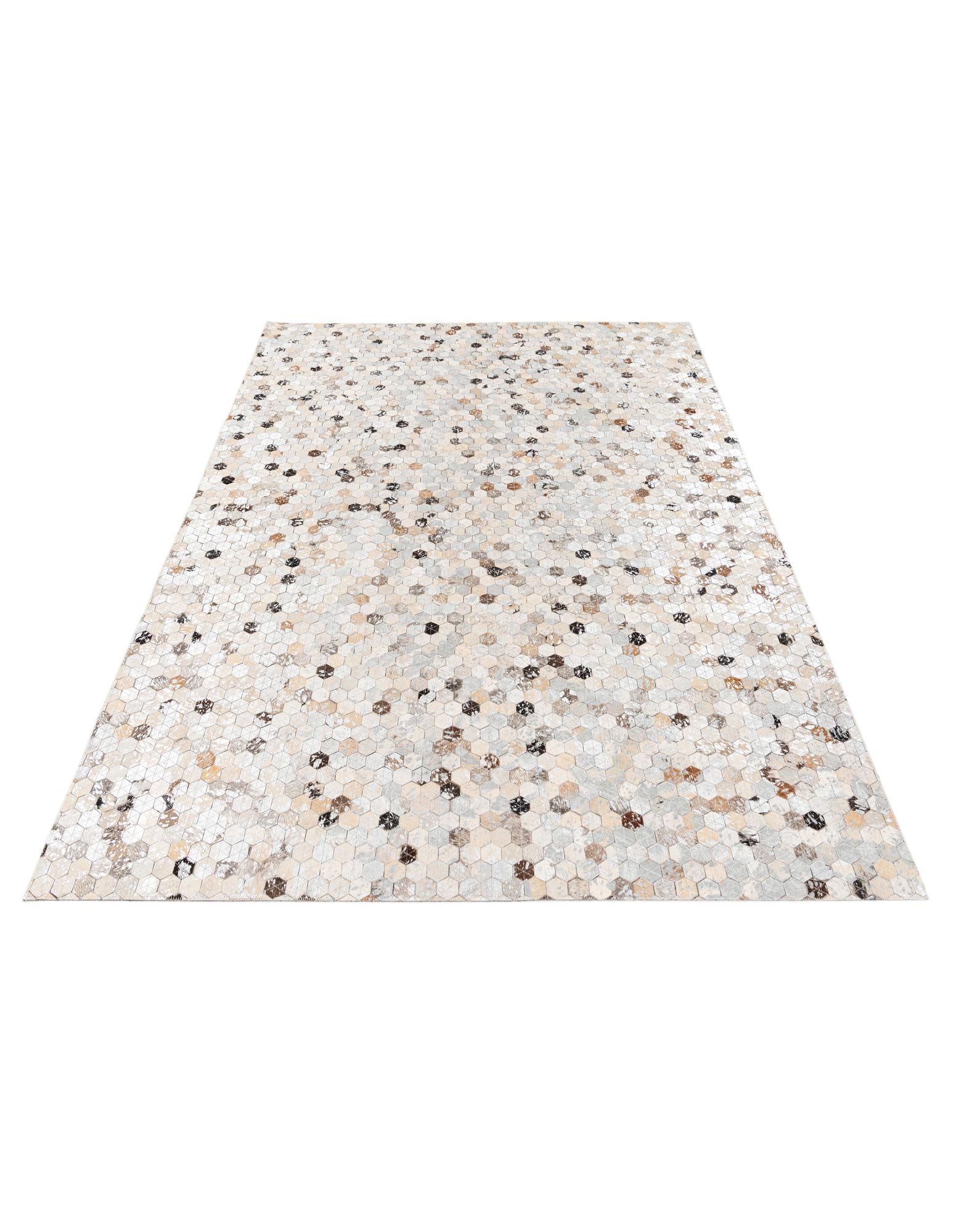 4' 9 x 6' 9 Cowhide Stocks Rug