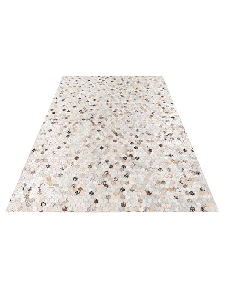 4' 9 x 6' 9 Cowhide Stocks Rug