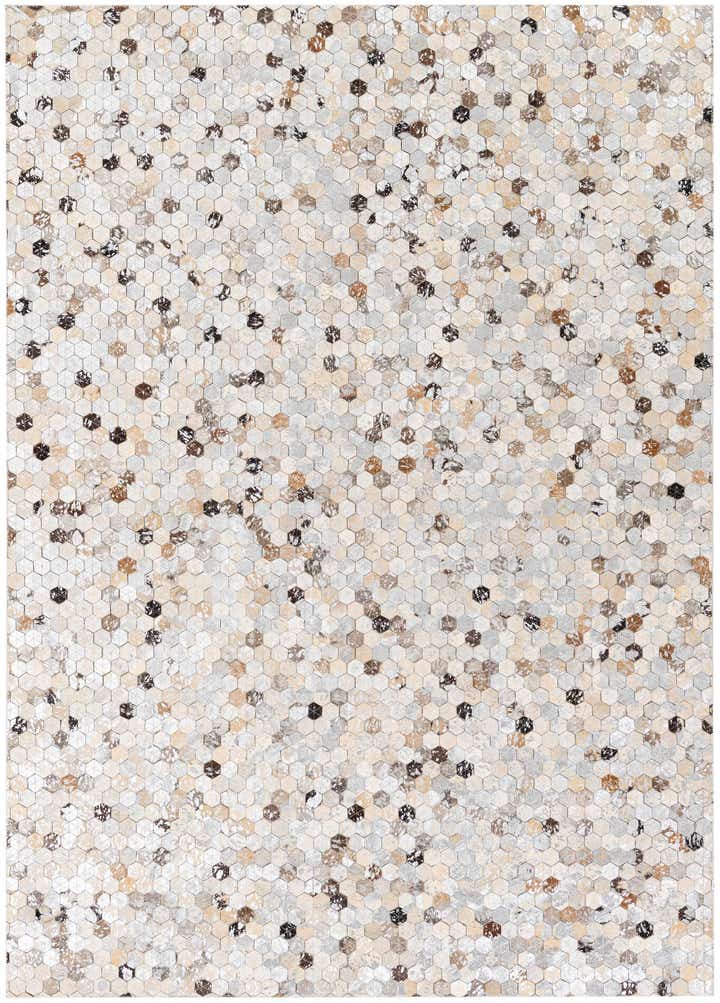 4' 9 x 6' 9 Cowhide Stocks Rug