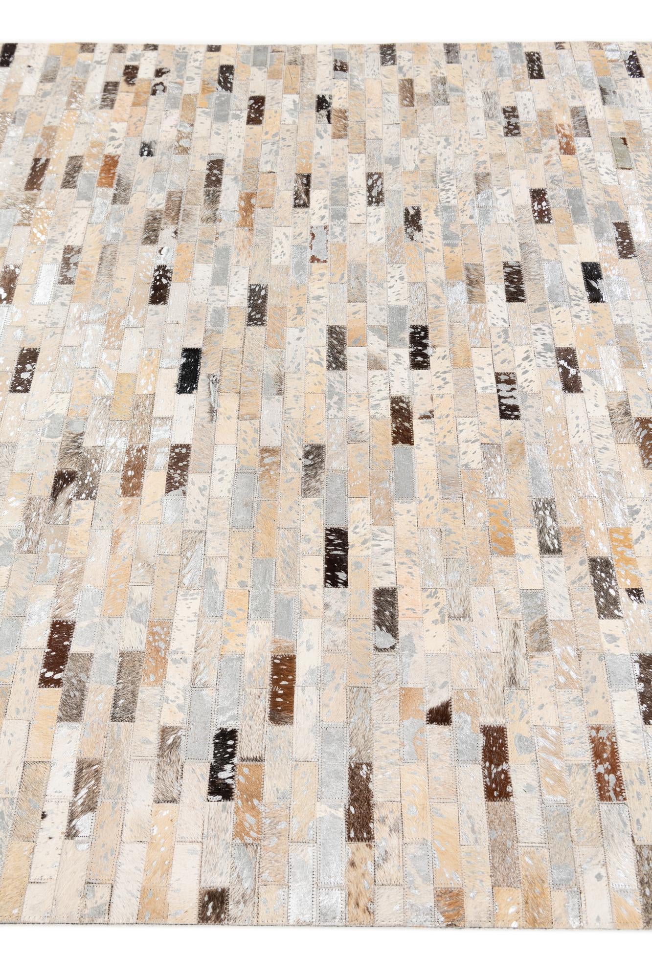 4' 8 x 6' 7 Cowhide Stocks Rug
