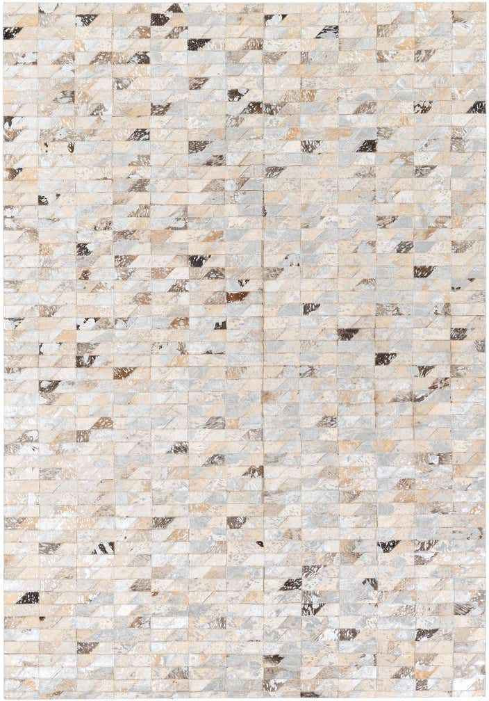 4' 6 x 6' 6 Cowhide Stocks Rug