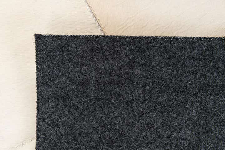 4' 3 x 6' 4 Cowhide Stocks Rug