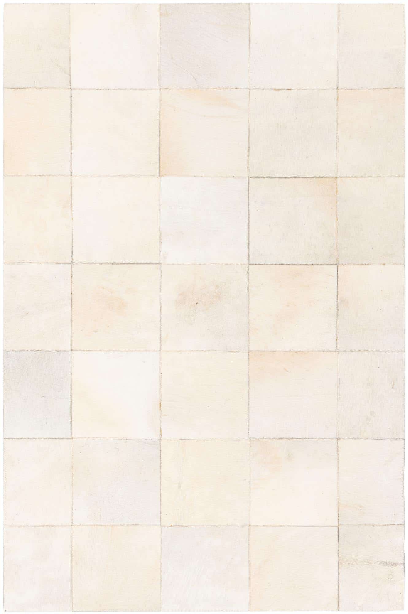 4' 3 x 6' 4 Cowhide Stocks Rug