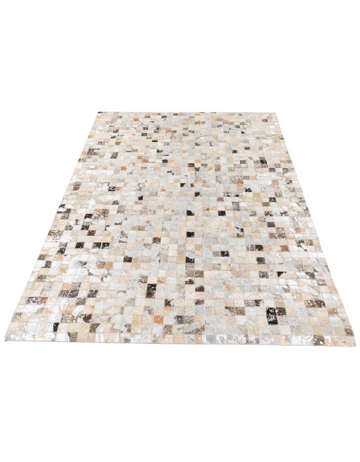 4' x 5' 7 Cowhide Stocks Rug