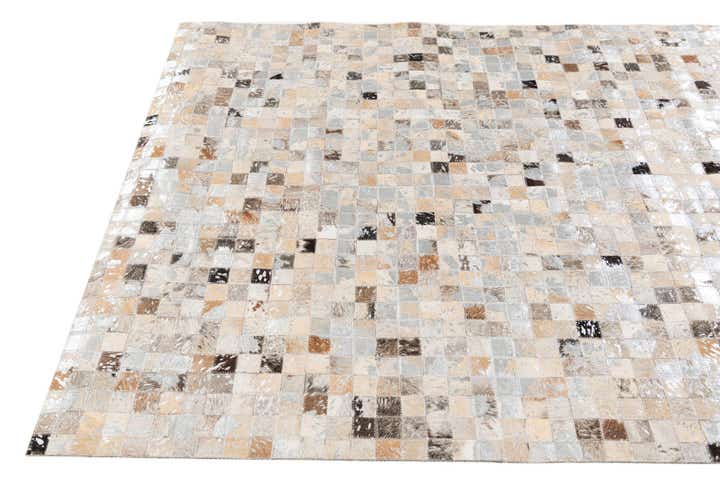 4' x 5' 7 Cowhide Stocks Rug