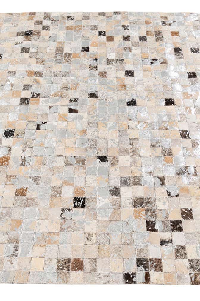 4' x 5' 7 Cowhide Stocks Rug