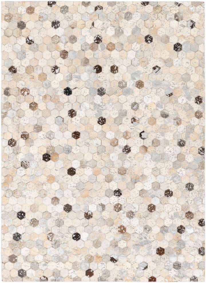 4' x 5' 7 Cowhide Stocks Rug