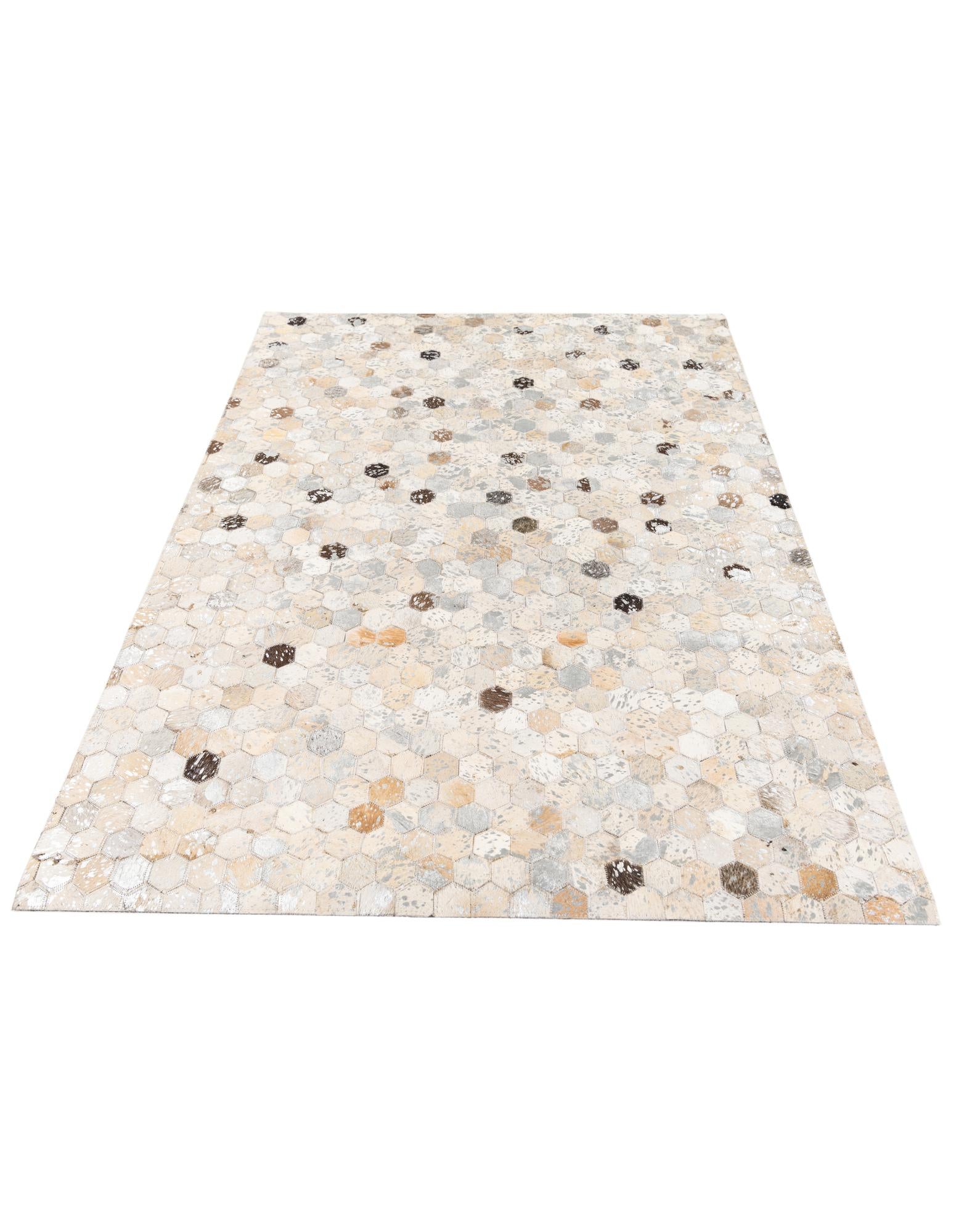 4' x 5' 7 Cowhide Stocks Rug