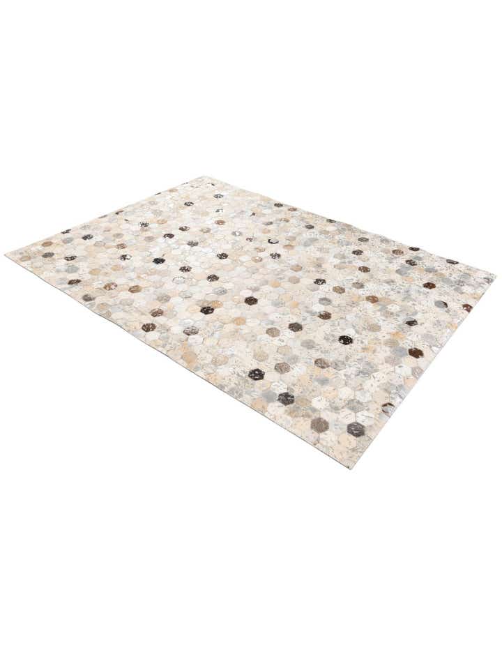 4' x 5' 7 Cowhide Stocks Rug