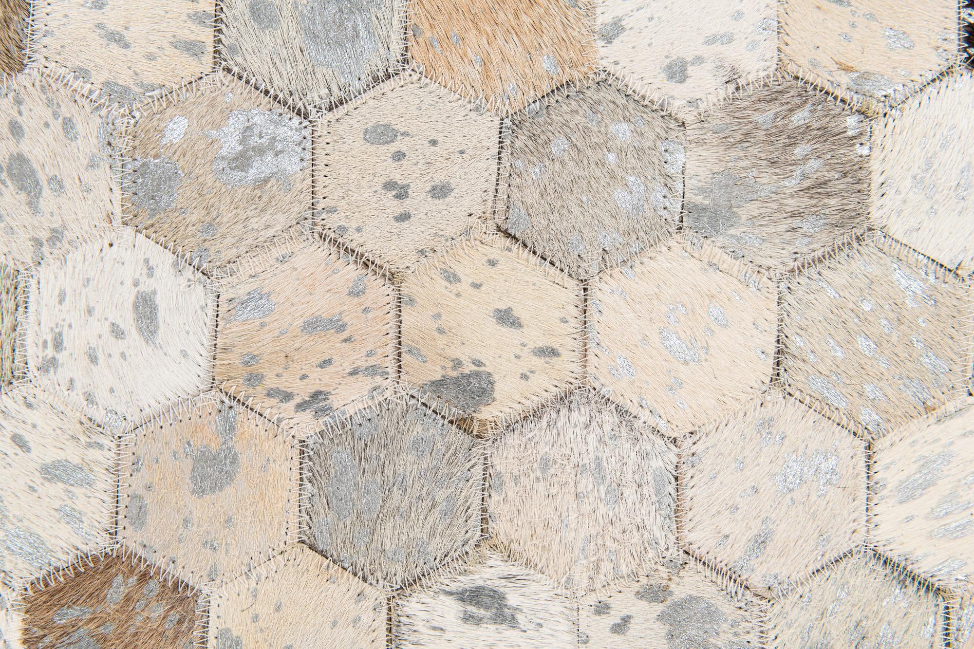4' x 5' 7 Cowhide Stocks Rug