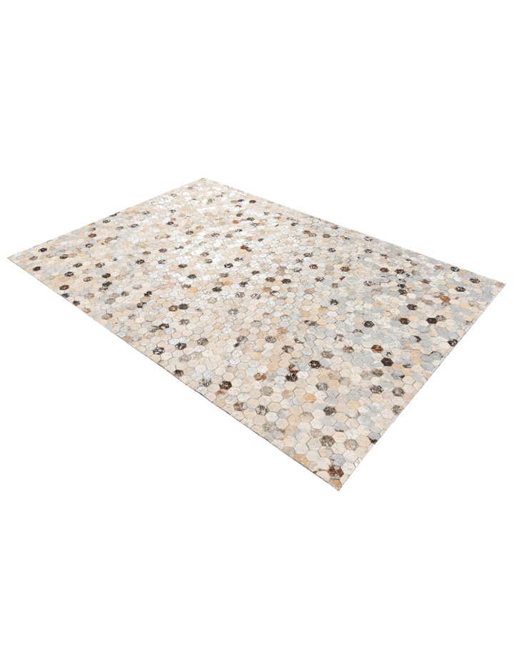 3' 7 x 5' 4 Cowhide Stocks Rug