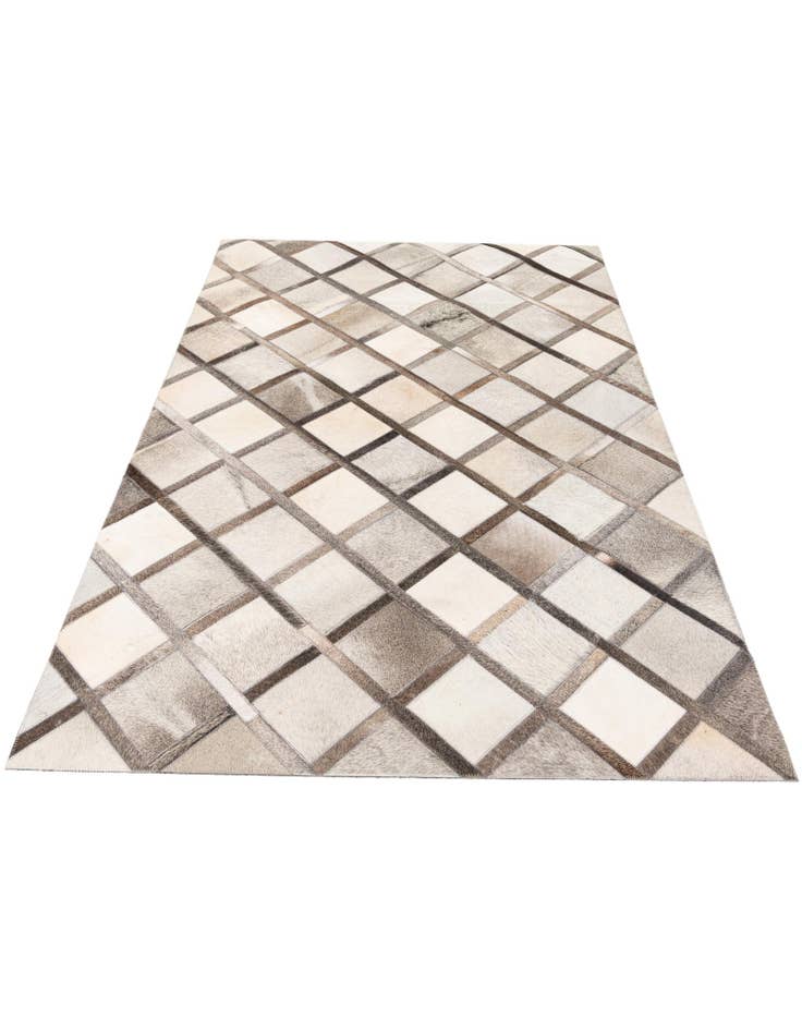 Detail image of 4' 1 x 6' 3 Cowhide Stocks Rug