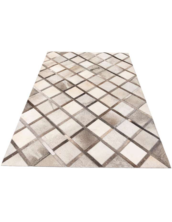 4' 1 x 6' 3 Cowhide Stocks Rug