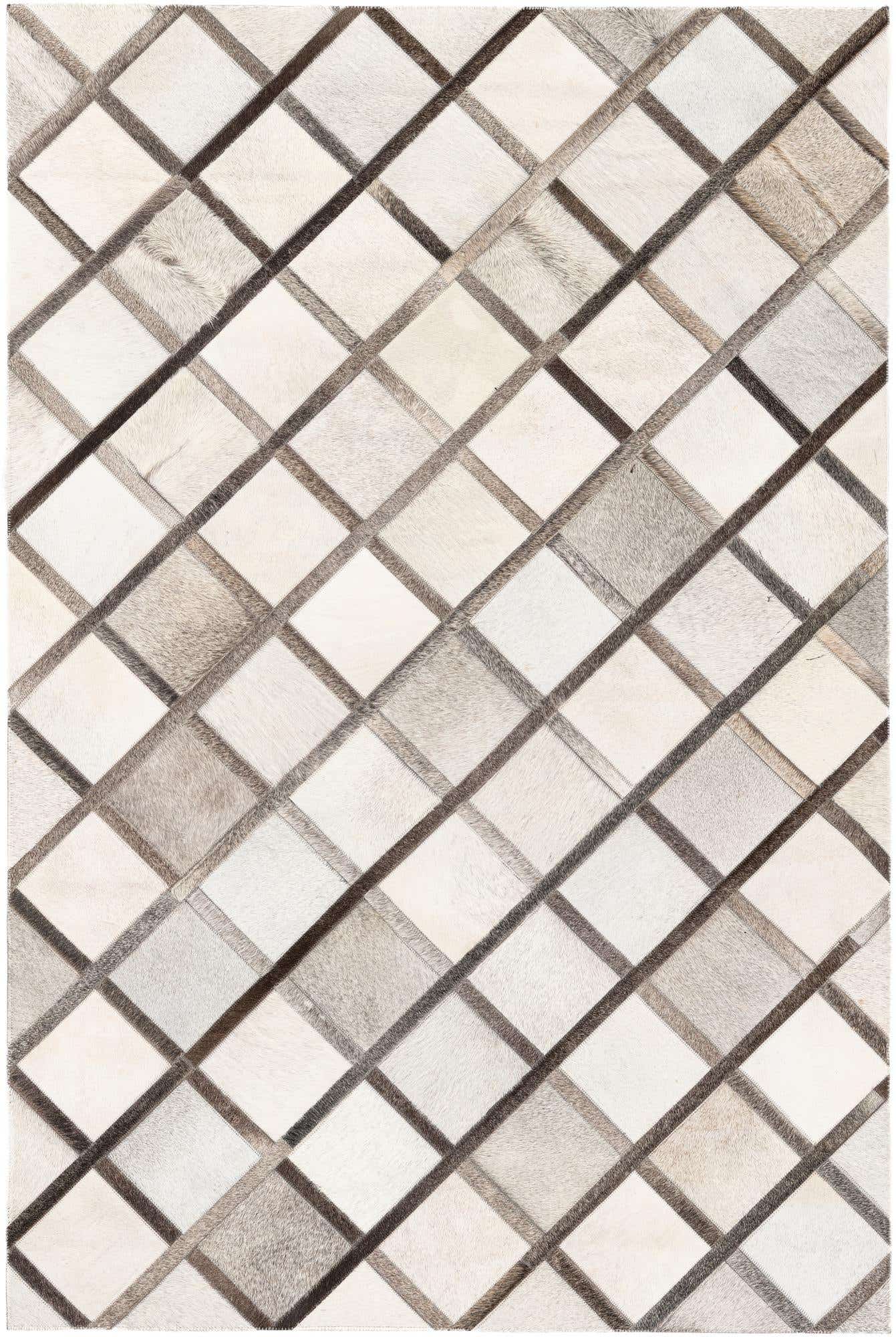 4' 1 x 6' 1 Cowhide Stocks Rug