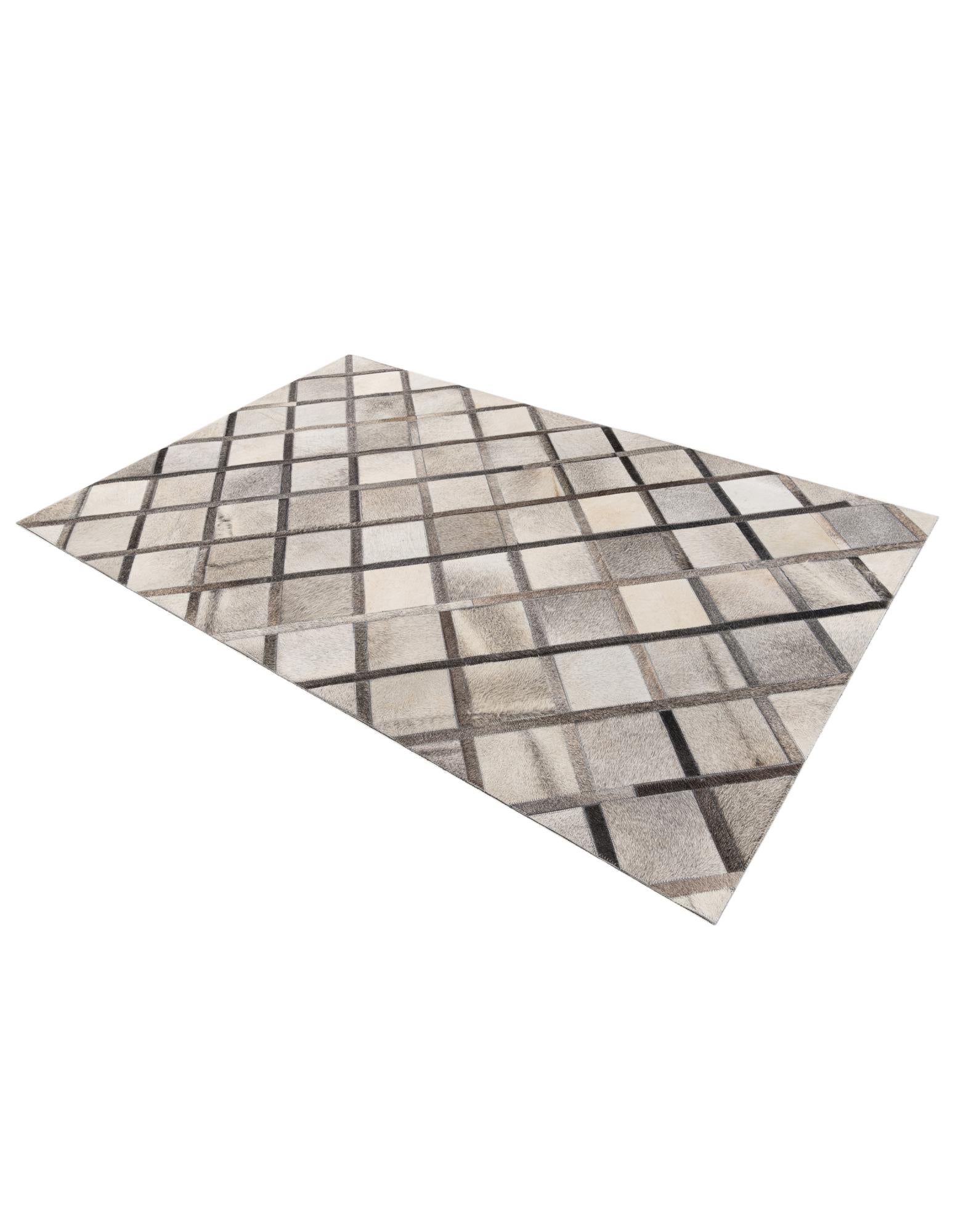 4' 1 x 6' 3 Cowhide Stocks Rug