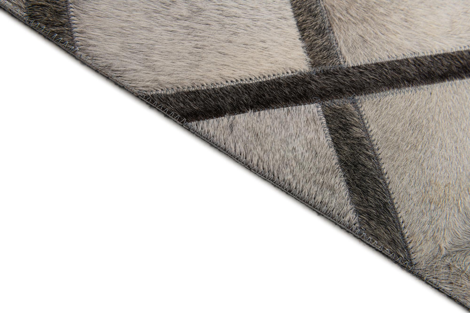 4' 1 x 6' 3 Cowhide Stocks Rug