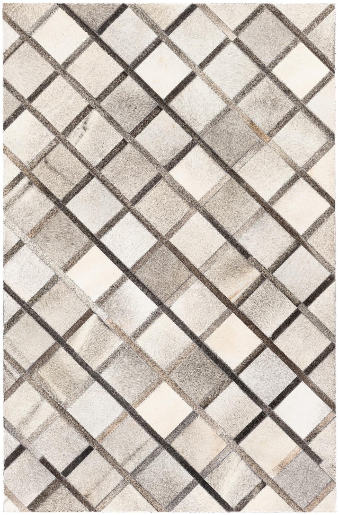 4' 1 x 6' 3 Cowhide Stocks Rug