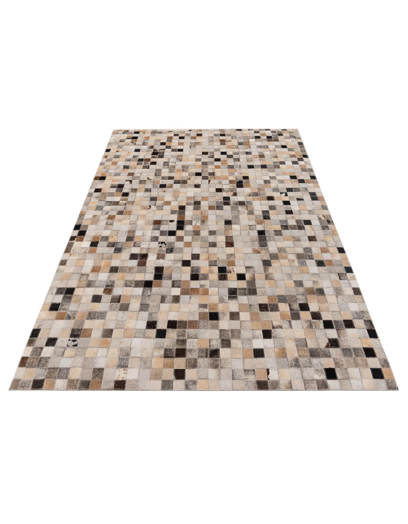 4' 1 x 5' 9 Cowhide Stocks Rug