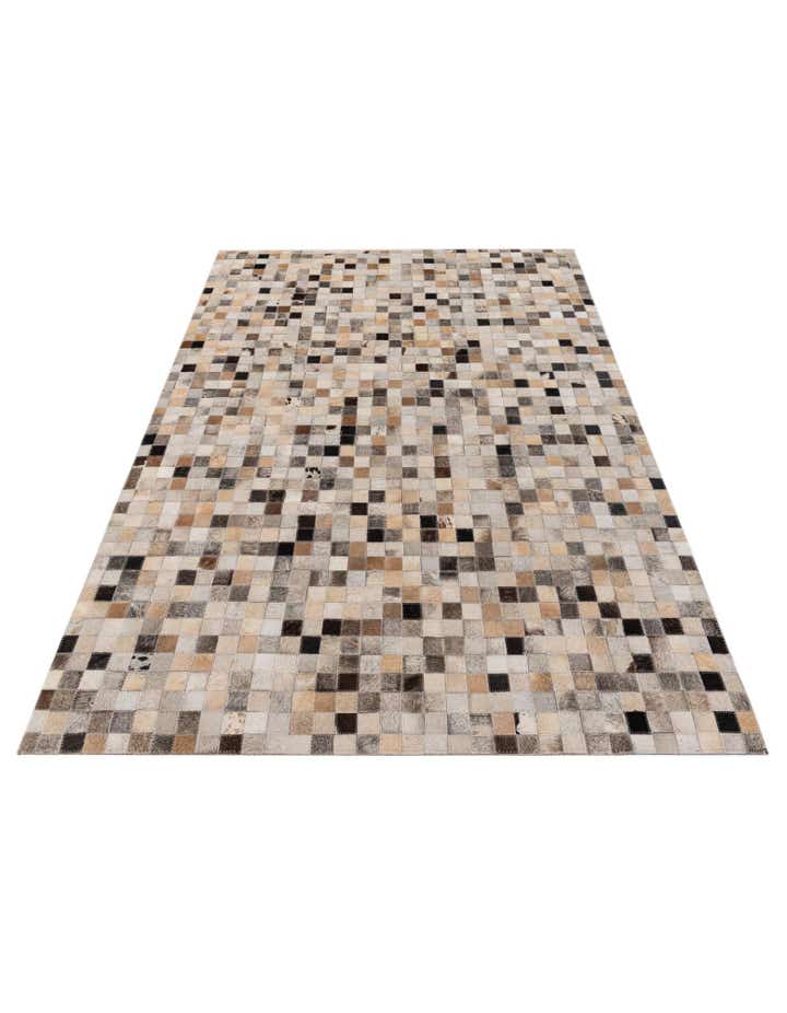 4' 1 x 5' 9 Cowhide Stocks Rug