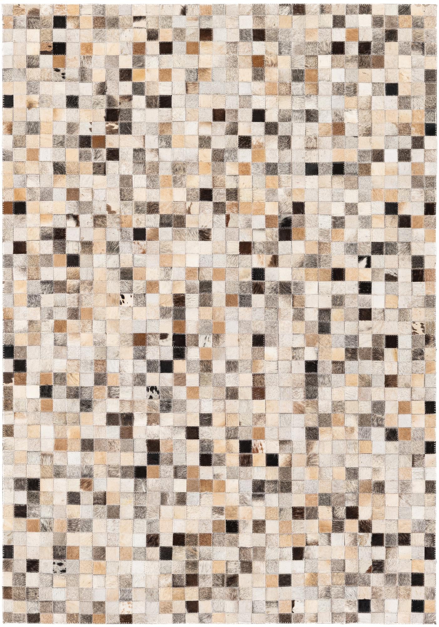 4' 1 x 5' 9 Cowhide Stocks Rug