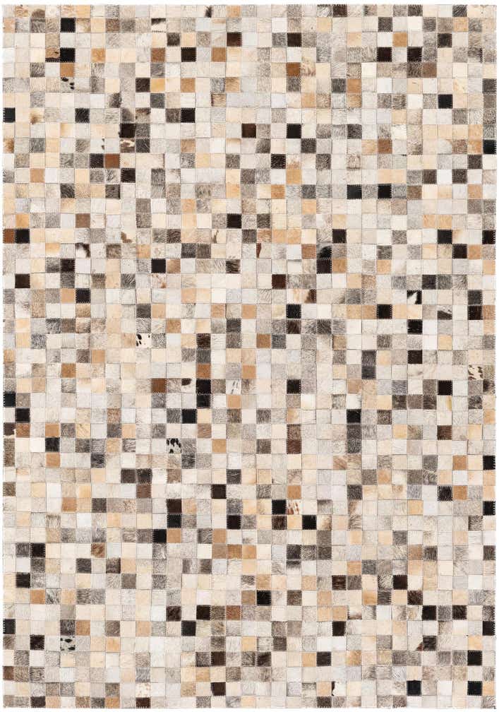 4' 1 x 5' 9 Cowhide Stocks Rug