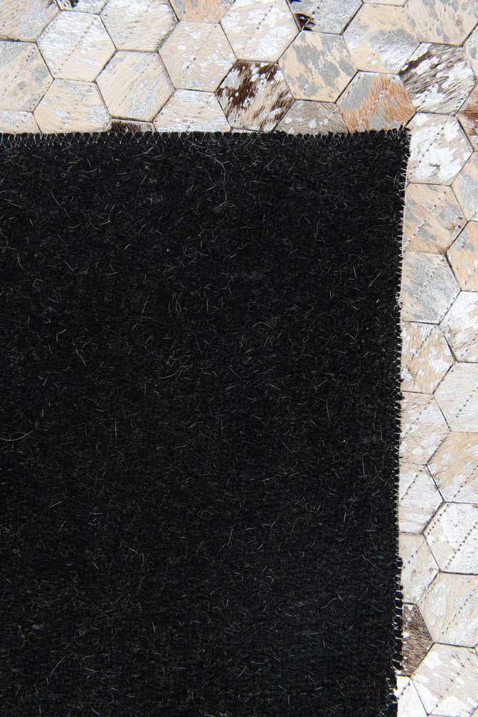 4' 1 x 5' 6 Cowhide Stocks Rug