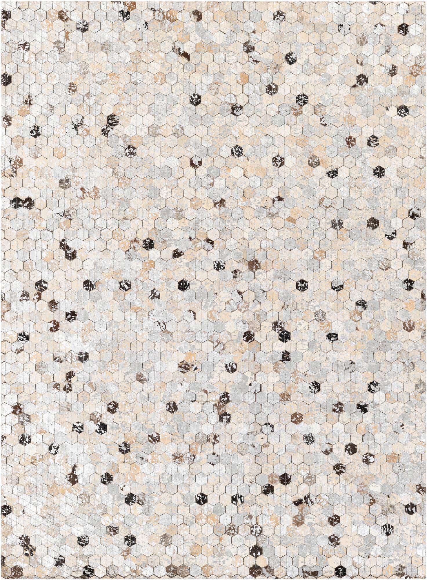 4' 1 x 5' 6 Cowhide Stocks Rug