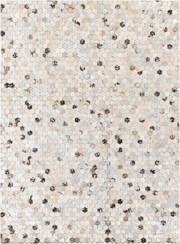 4' 1 x 5' 6 Cowhide Stocks Rug