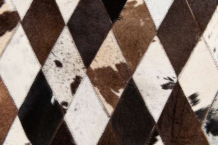 4' x 5' 11 Cowhide Stocks Rug