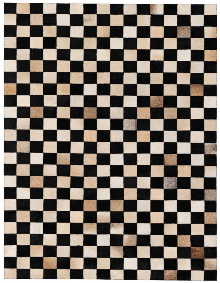 Detail image of 3' 11 x 5' 11 Cowhide Stocks Rug