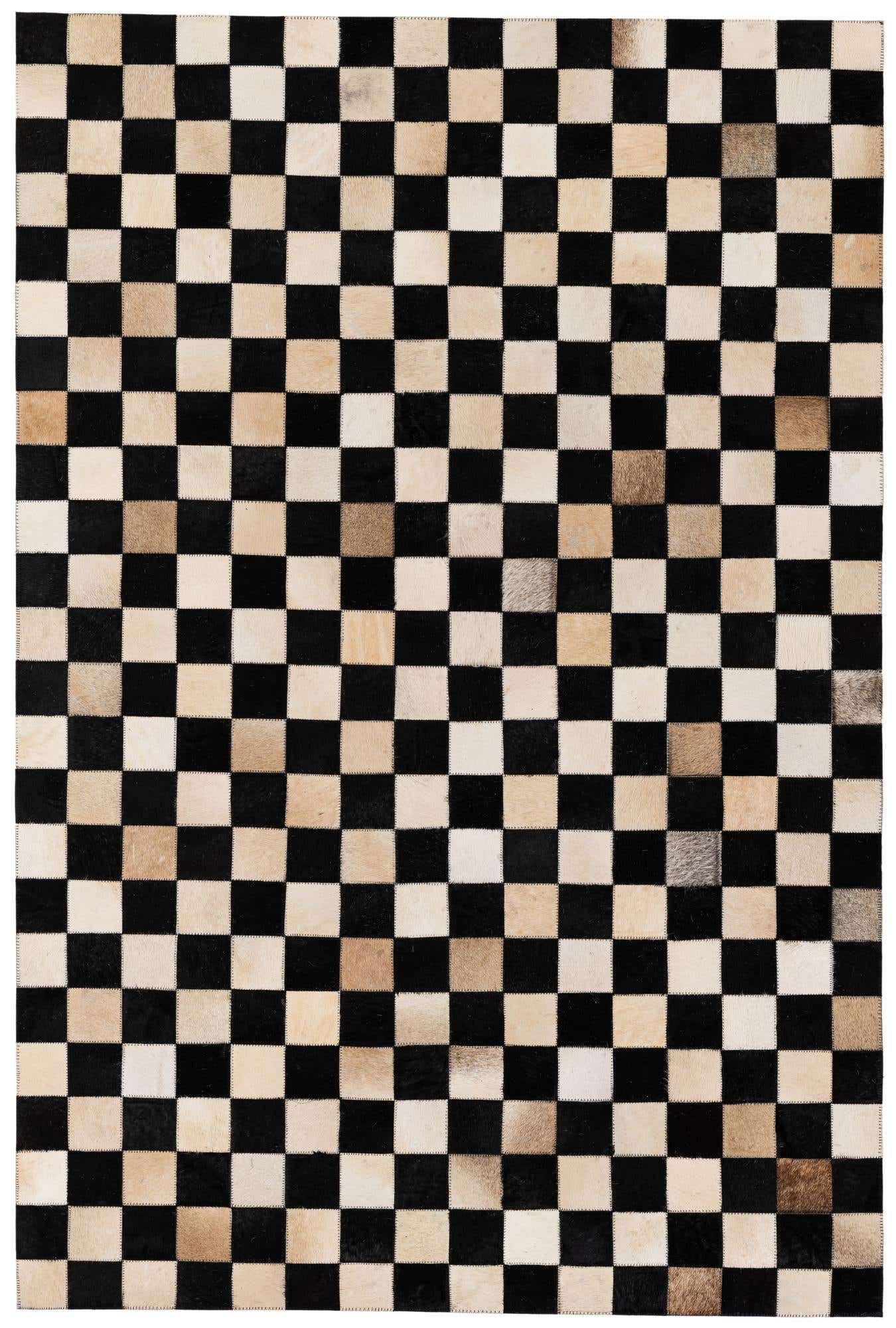 3' 11 x 5' 11 Cowhide Stocks Rug