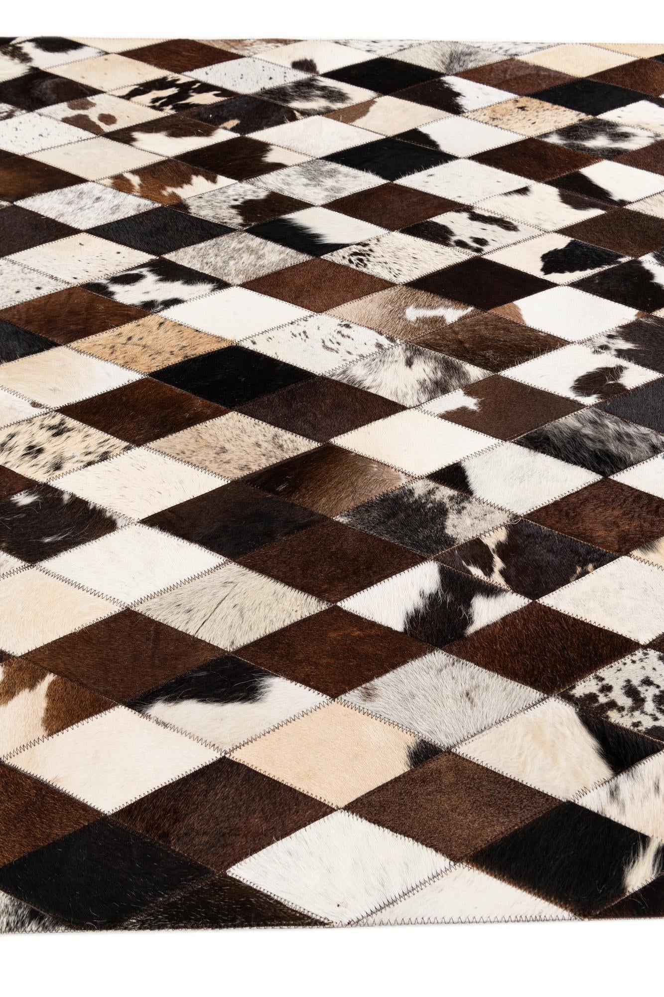 4' x 5' 11 Cowhide Stocks Rug