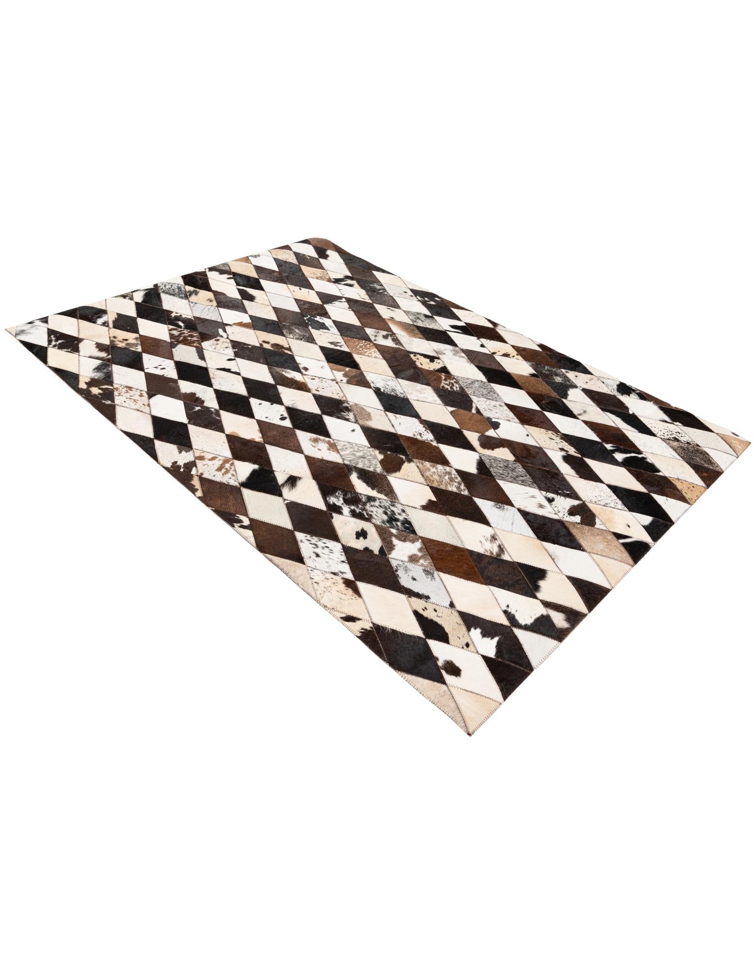 4' 1 x 5' 11 Cowhide Stocks Rug