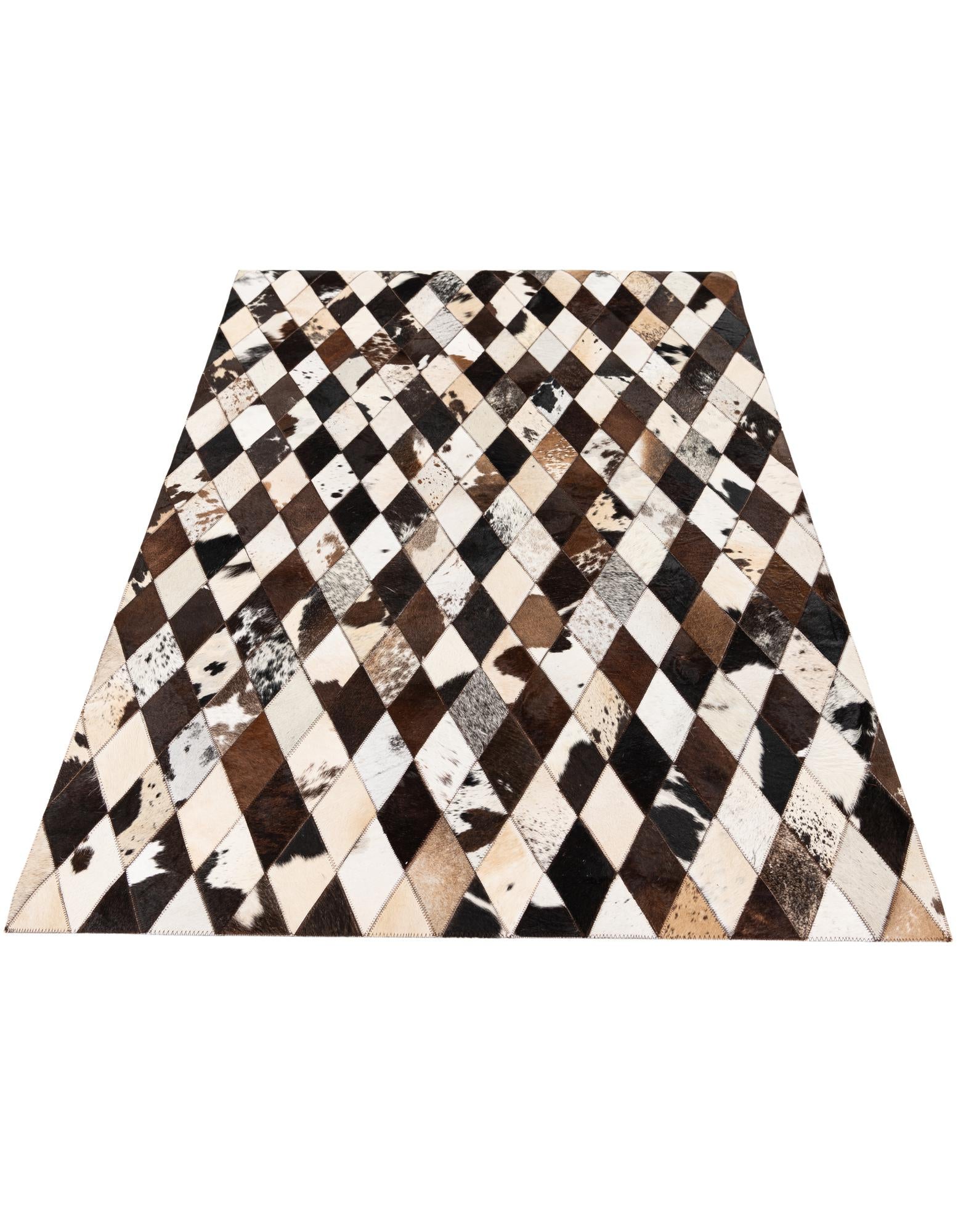 4' 1 x 5' 11 Cowhide Stocks Rug
