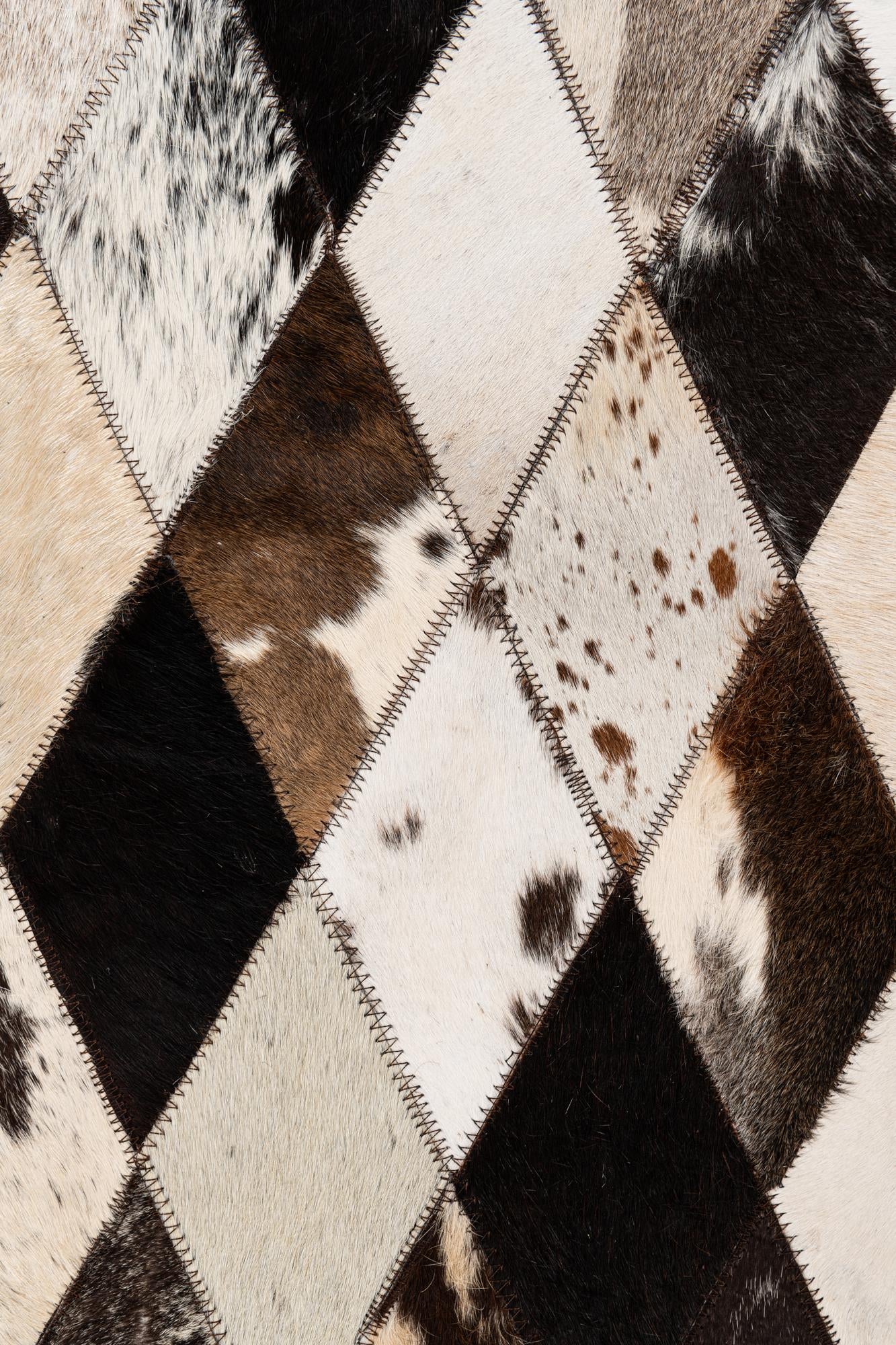 4' 1 x 5' 11 Cowhide Stocks Rug