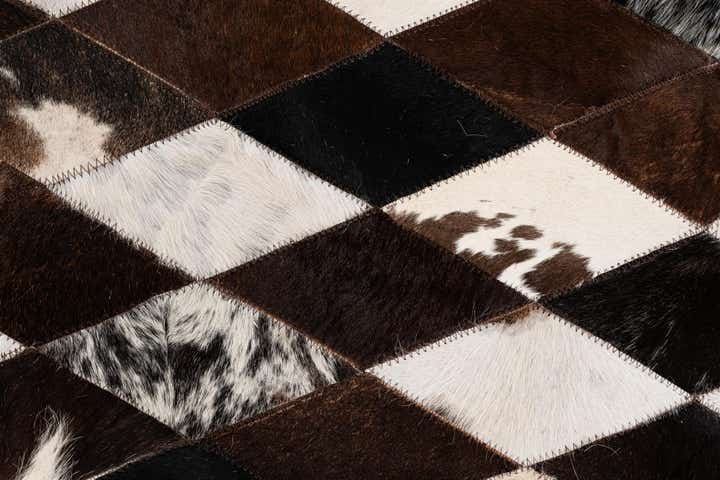 4' x 5' 11 Cowhide Stocks Rug