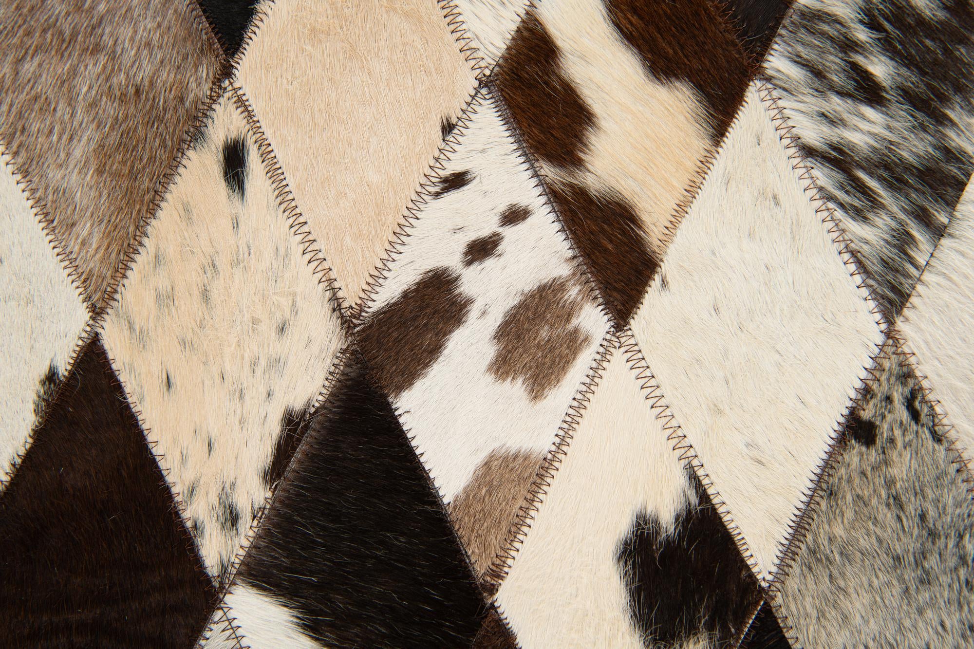 4' 1 x 5' 10 Cowhide Stocks Rug