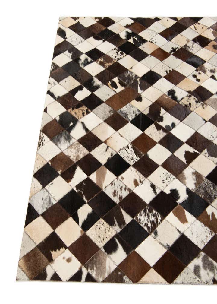 4' 1 x 5' 10 Cowhide Stocks Rug