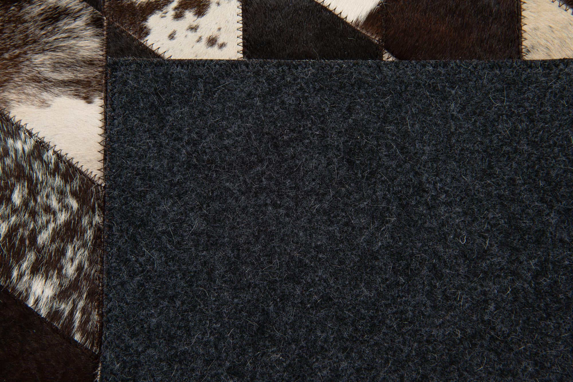 4' 1 x 5' 10 Cowhide Stocks Rug