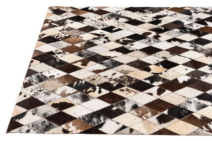 4' x 5' 10 Cowhide Stocks Rug
