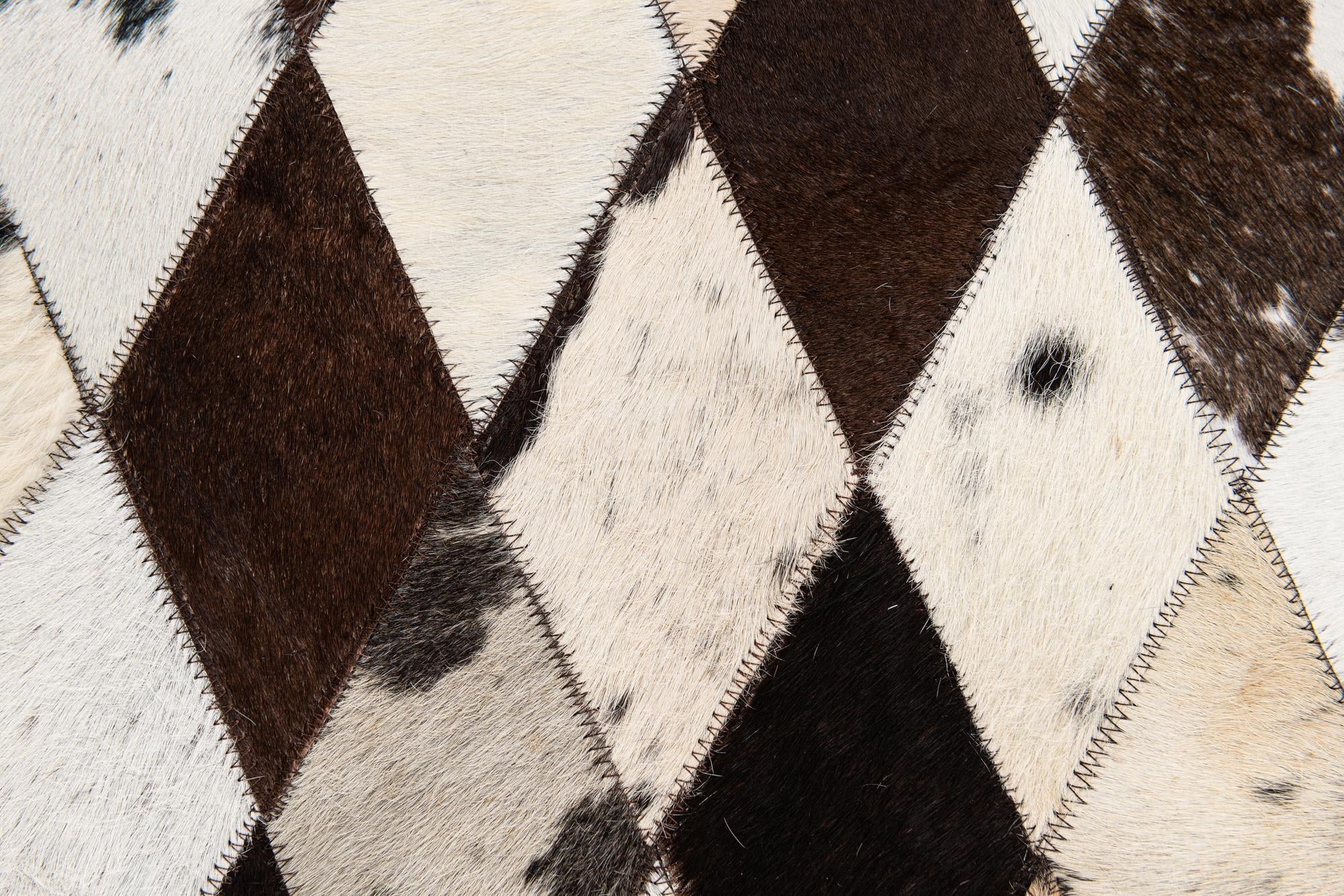 4' x 5' 10 Cowhide Stocks Rug