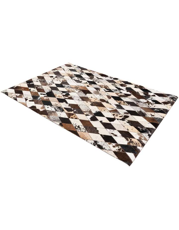 4' 1 x 5' 11 Cowhide Stocks Rug