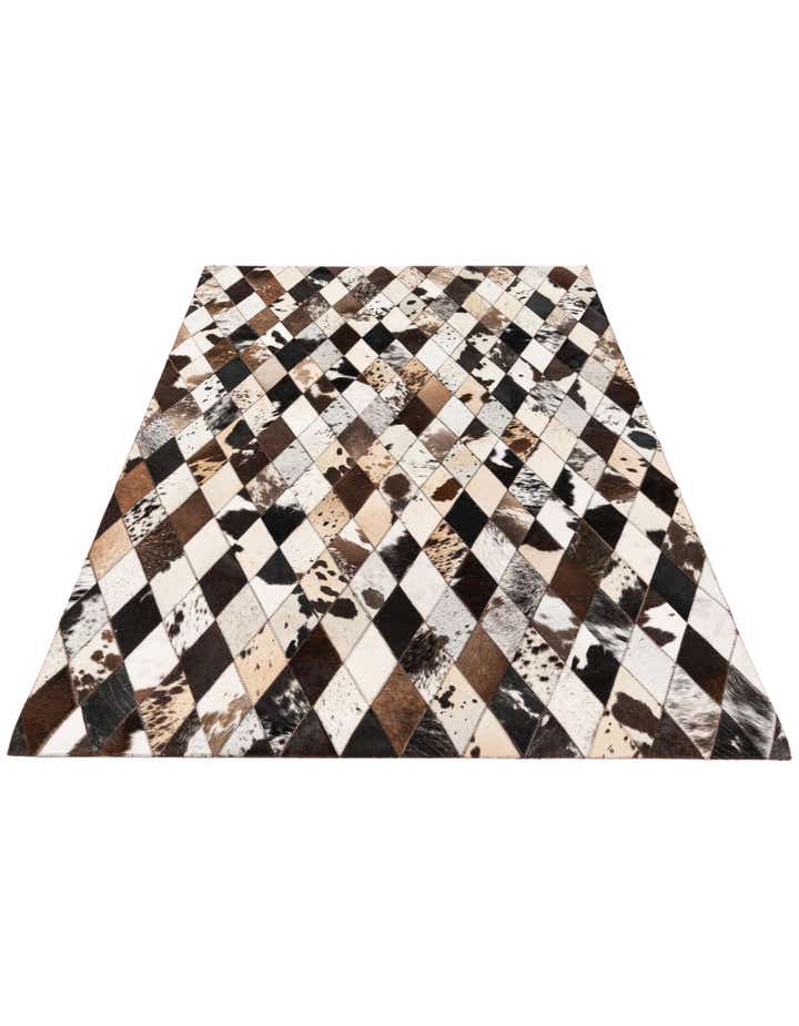 4' 1 x 5' 11 Cowhide Stocks Rug