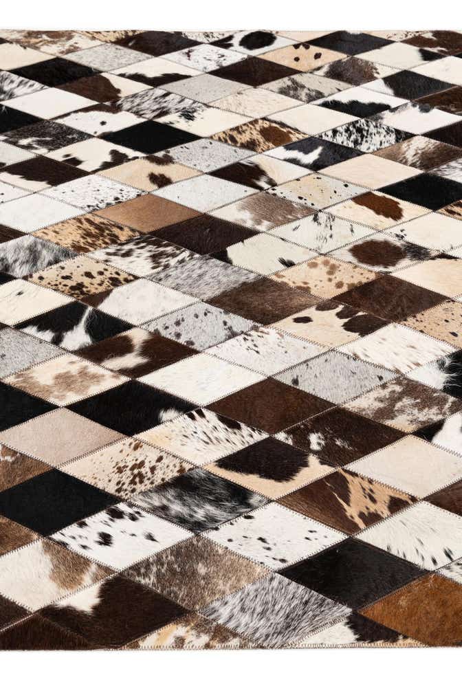 4' 1 x 5' 11 Cowhide Stocks Rug