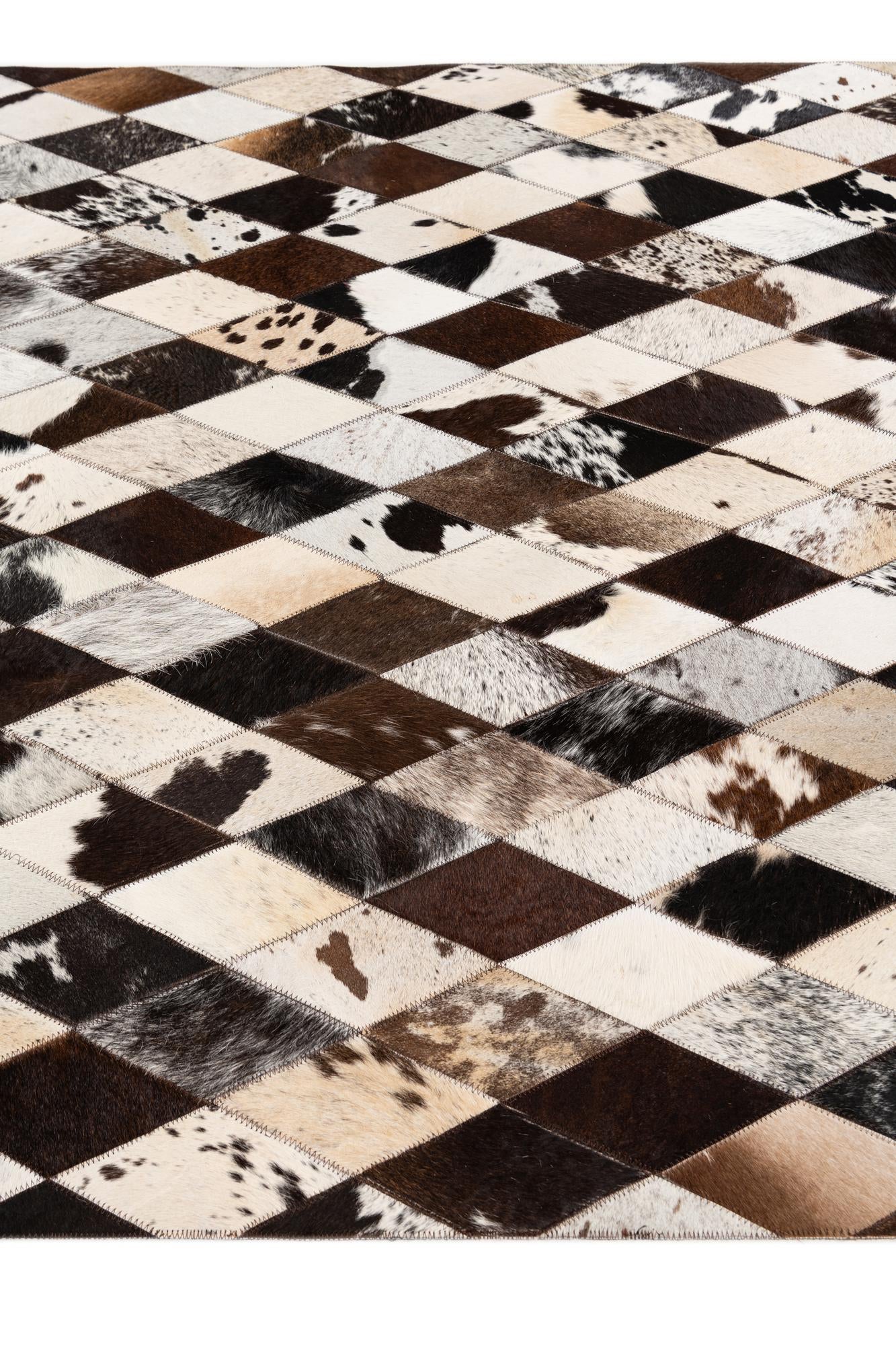 4' x 5' 11 Cowhide Stocks Rug