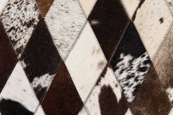 4' x 5' 11 Cowhide Stocks Rug