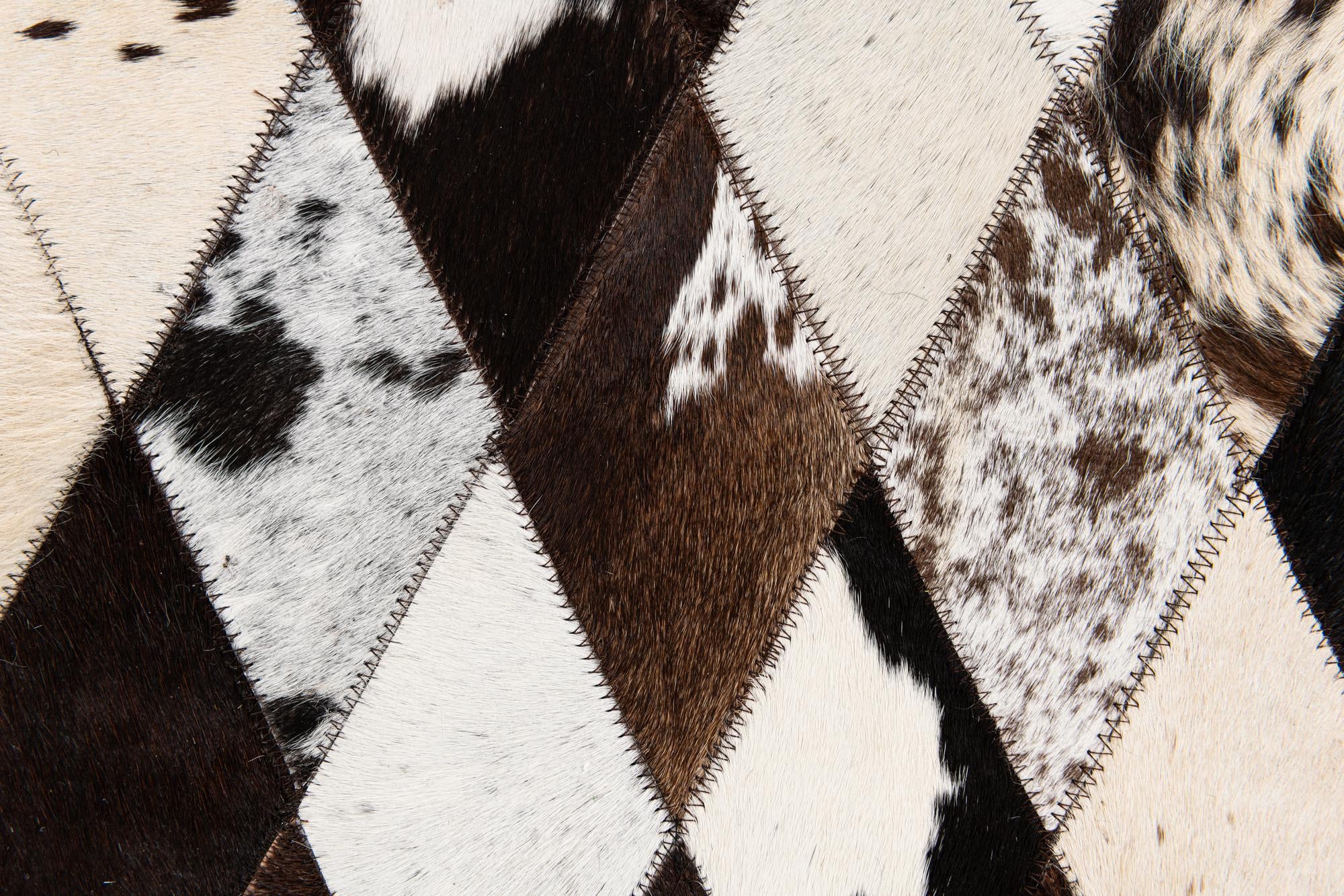 4' 1 x 5' 11 Cowhide Stocks Rug