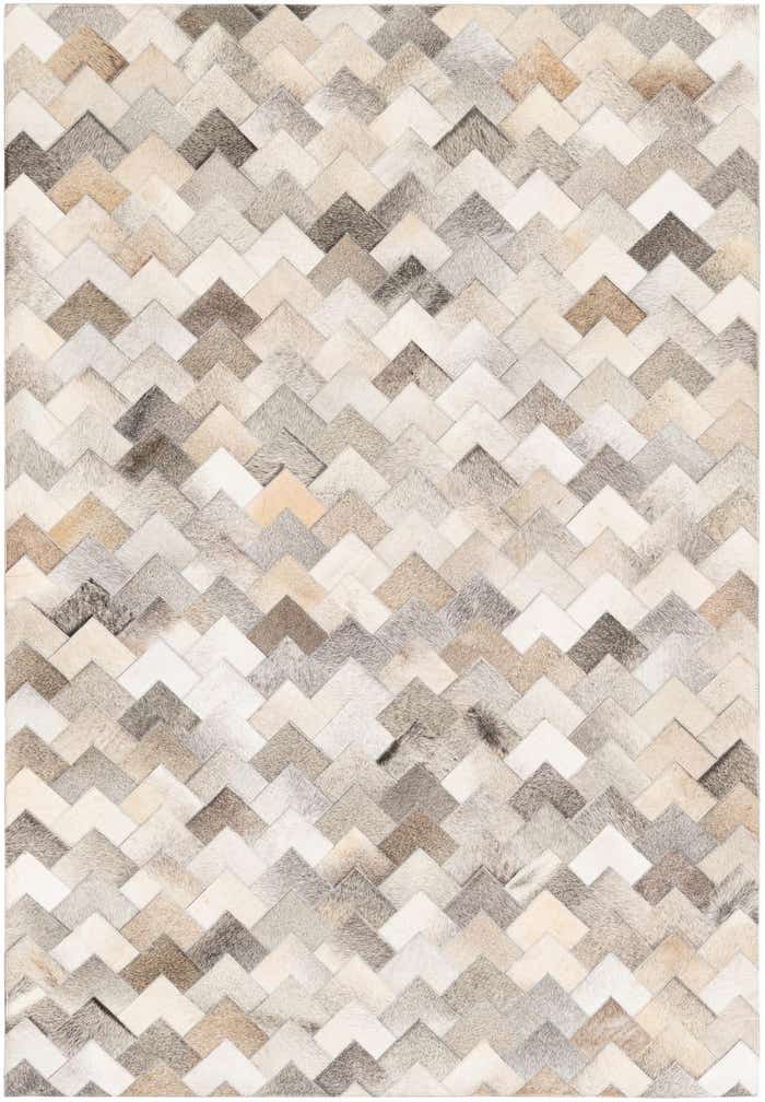 4' 1 x 5' 11 Cowhide Stocks Rug