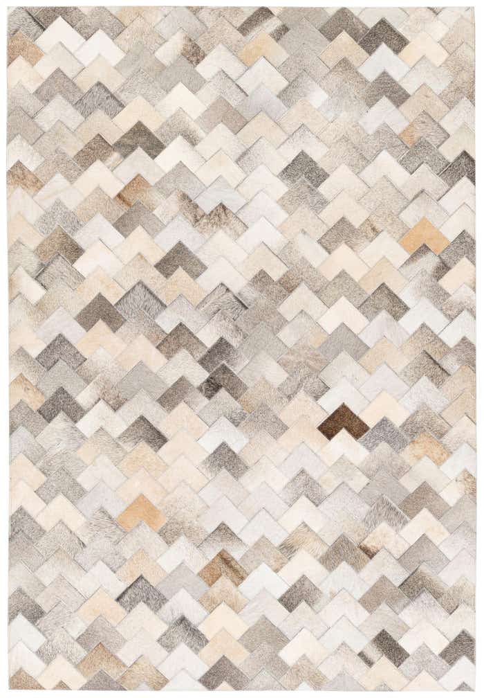 4' 1 x 6' Cowhide Stocks Rug