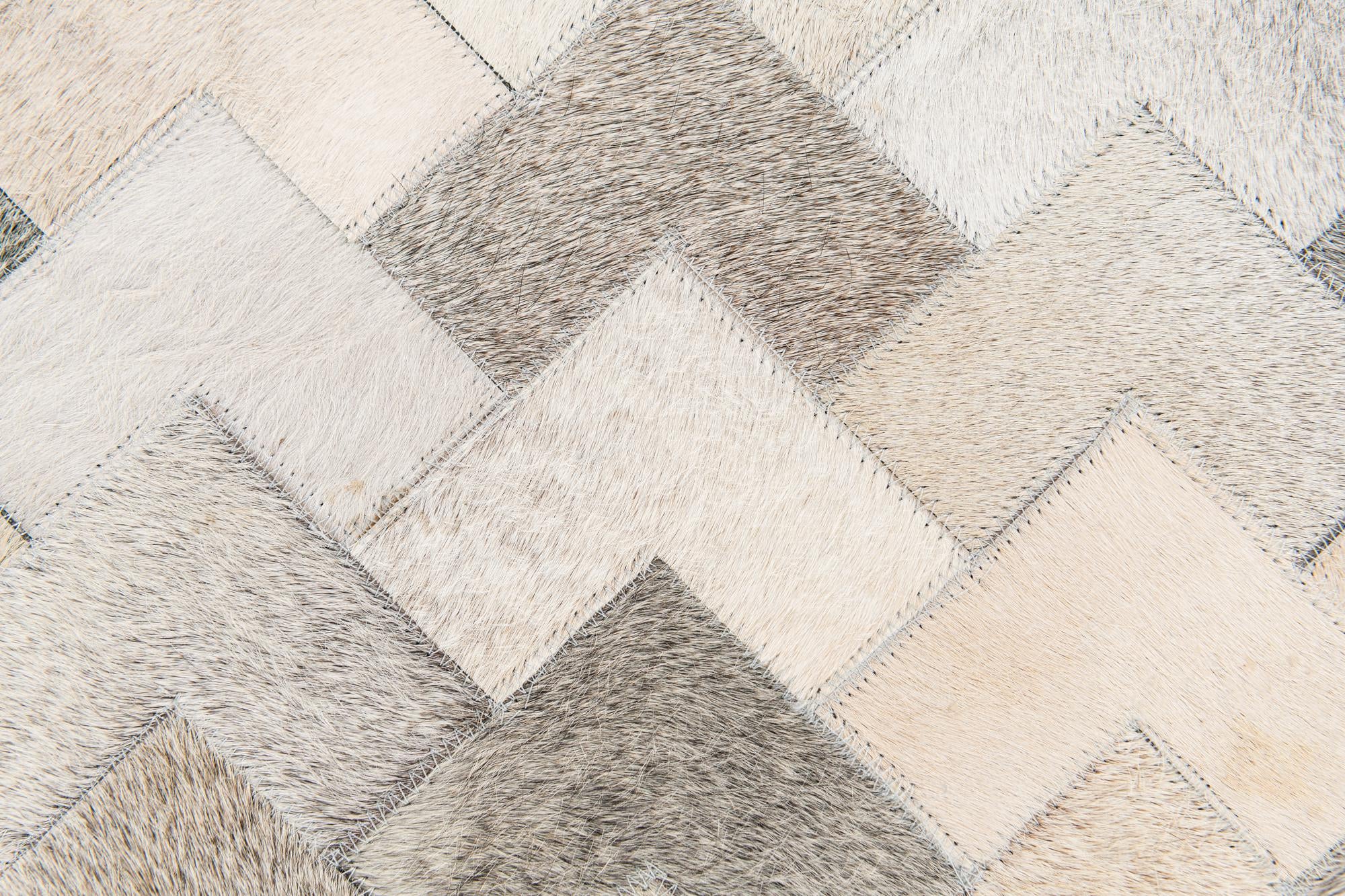 4' 1 x 5' 11 Cowhide Stocks Rug